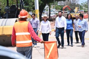 Avanza modernización del bulevar a Villas en Irapuato sin afectar tránsito vehicular