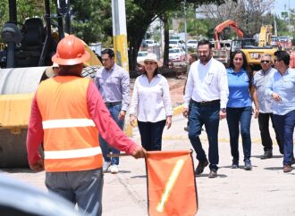 Avanza modernización del bulevar a Villas en Irapuato sin afectar tránsito vehicular