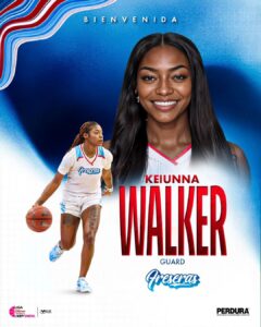 Keiunna Walker refuerza a Freseras de Irapuato para los playoffs de la LNBP Femenil