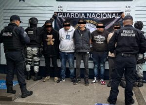 Policía Municipal de Irapuato y Guardia Nacional logran detención de cinco peligrosos sujetos