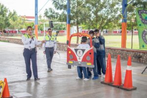 Promueven cultura vial entre estudiantes de secundaria para prevenir accidentes