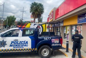 Detiene Policía Municipal de Irapuato a 20 personas por robo a tiendas Oxxo