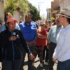 Alcaldesa de Irapuato supervisa pavimentación en Santa Elena de la Cruz