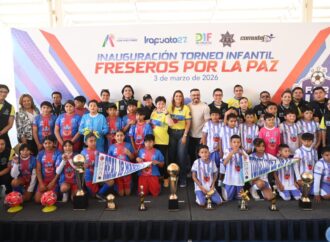 Arranca en Irapuato el torneo infantil “Freseros por la Paz”